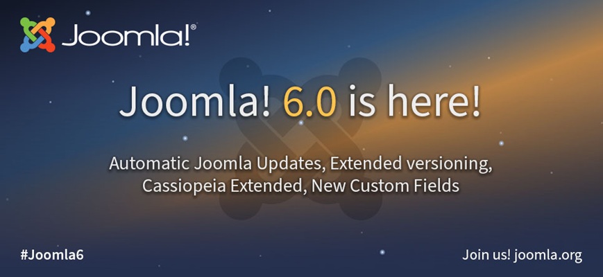 Joomla 6.0 and 5.4 Arrive with Major Improvements